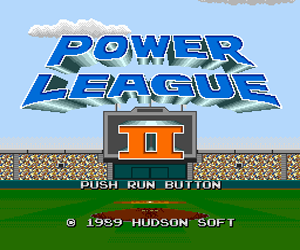 Power League II (Japan) Screenshot